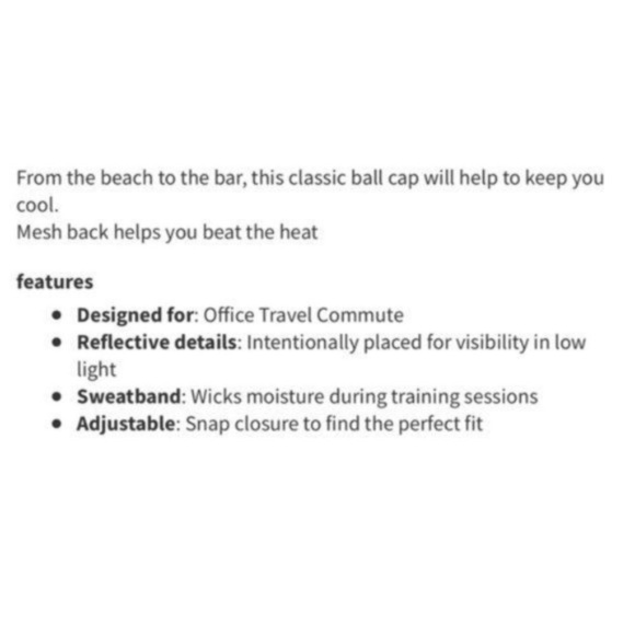 Mens Lululemon Blue Chambers Ball Cap Mesh Reflective Baseball Hat - Picture 12 of 12